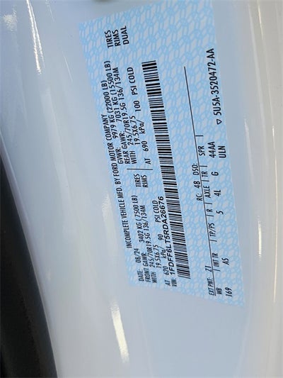 2024 Ford F-600SD XL DRW 169" WB / 84" C/A