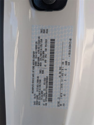 2025 Ford F-550SD XL 11' SERVICE BODY