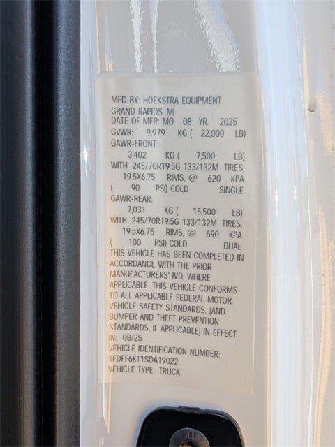 2025 Ford F-600SD XL 16' FLATBED