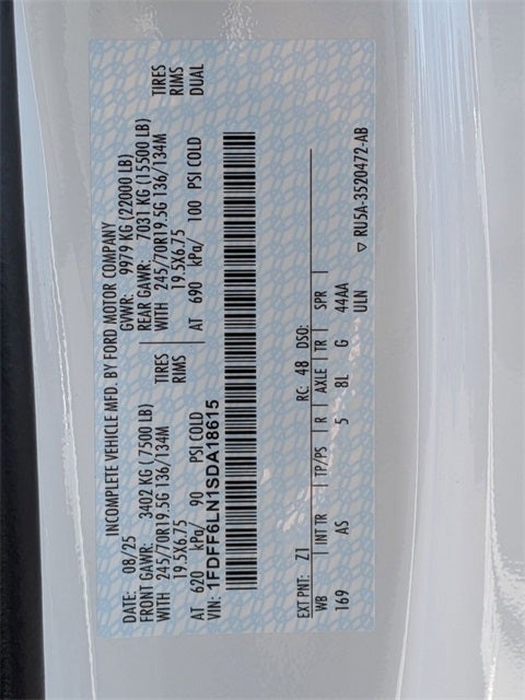 2025 Ford F-600SD XL