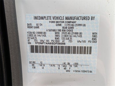 2025 Ford F-750SD 10' CHRYSTEEL DUMP FULL HYDROLIC