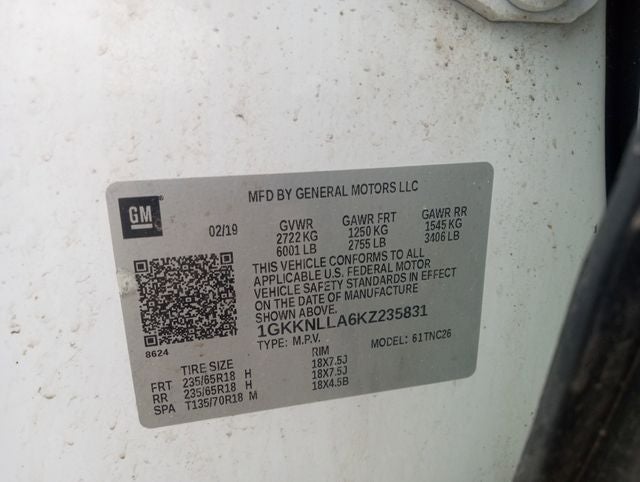 2019 GMC Acadia SLE-2