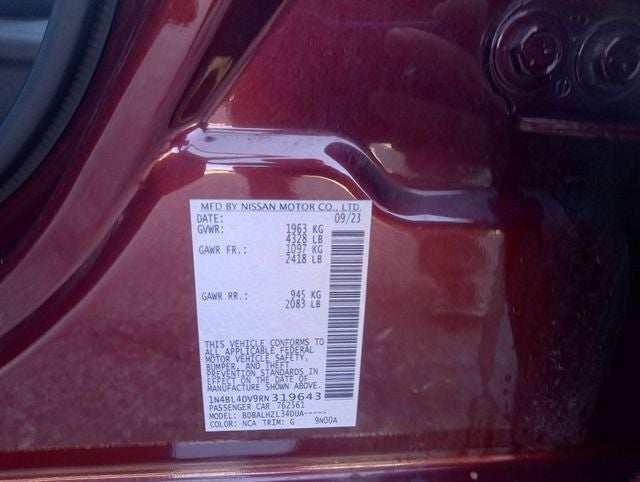 2024 Nissan Altima 2.5 SV