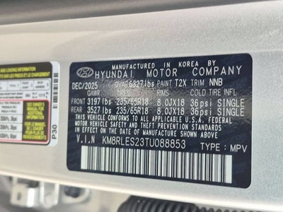 2026 Hyundai Palisade SEL 7 Passenger
