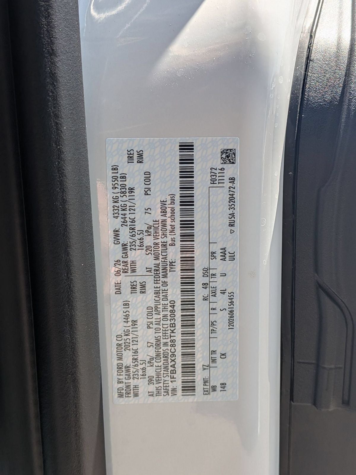 2026 Ford Transit-350 XLT