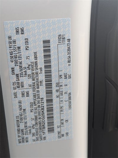 2025 Ford Transit-250 Base