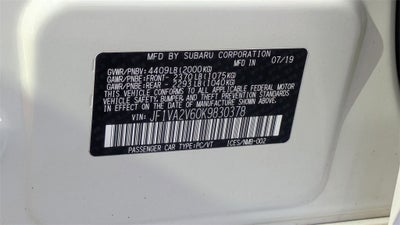 2019 Subaru WRX STi Limited