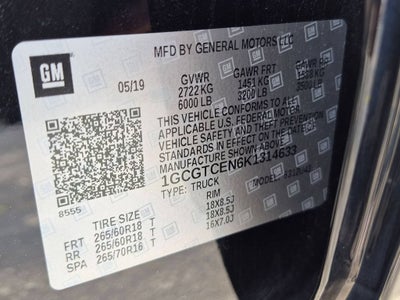 2019 Chevrolet Colorado 4WD LT