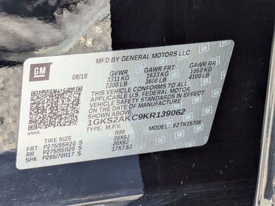 2019 GMC Yukon SLE