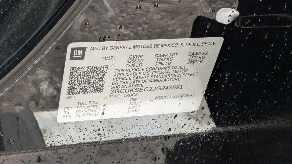 2018 Chevrolet Silverado 1500 LTZ