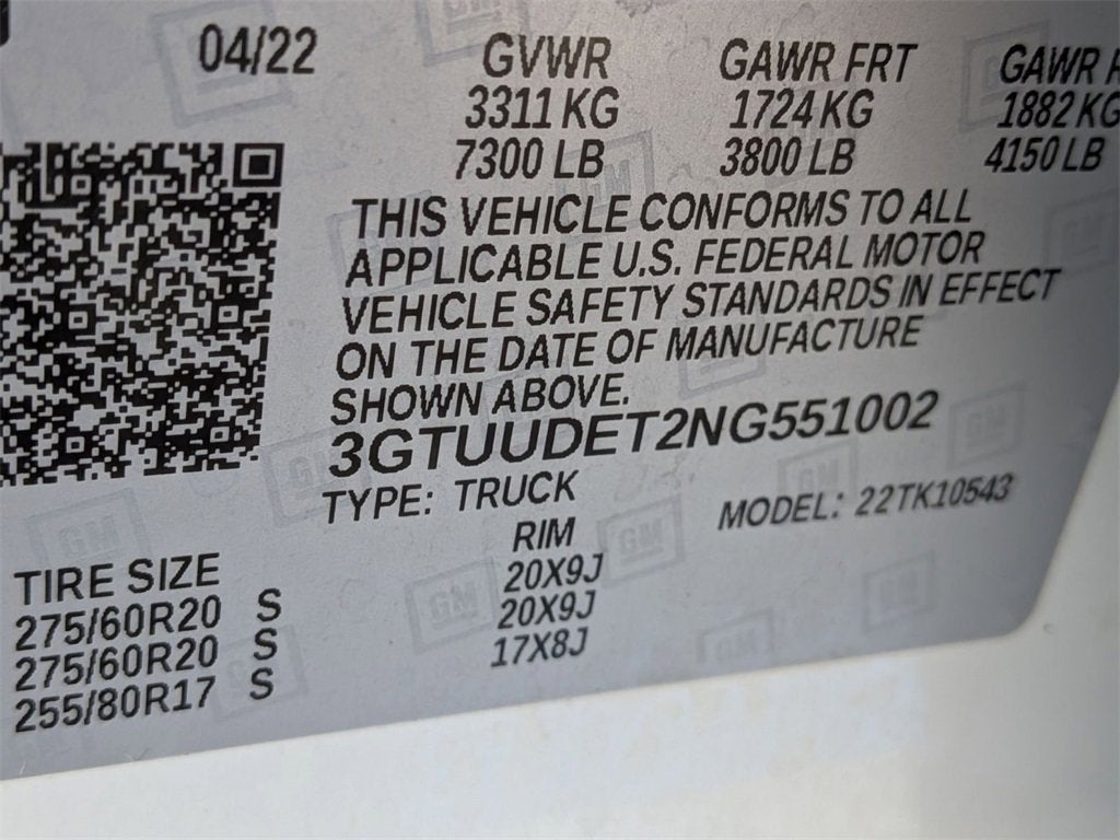 2022 GMC Sierra 1500 SLT