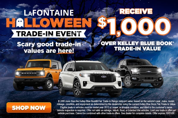 LaFontaine Halloween Trade In Event