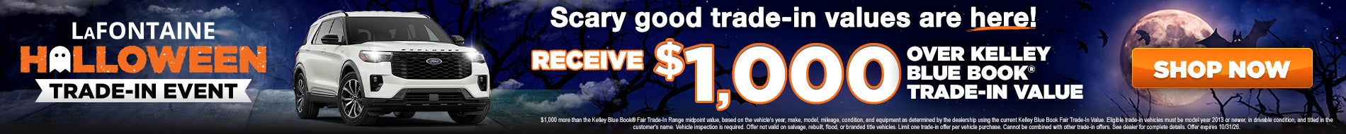 LaFontaine Haunted Trade In Event